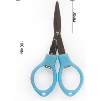 Ножницы Gamma G-900 для рукоделия, складные, в блистере, 100 мм, голубые 642313
