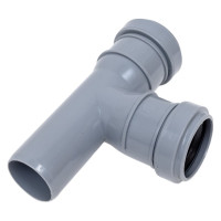 Канализационный тройник АТЛАС ПЛАСТ 90 град. DN 32 SPCT90032032