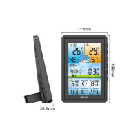 Многофункциональная беспроводная метеостанция BALDR B0360WST2H2PR-V2-BLACK