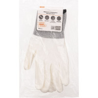 Полиамидные перчатки TDM ELECTRIC Контакт-Сенс, полиуретановое покрытие, 1 пара SQ1016-0313