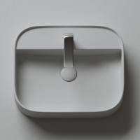 Умывальник чаша Ceramicanova Element накладная, прямоугольная, 550x450x110 мм CN6034