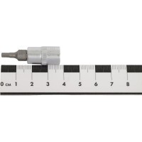 Головка со вставкой шестигранник 3 мм, 1/4"DR, 38 мм АвтоDело 39617 15556