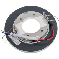Встраиваемый светильник De Fran GX53/SMD 4000K стекло белый ажур (25SMD 5Вт 450Лм), FT9132