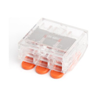 Универсальная компактная 3-проводная клемма STEKKER LD221-613, 50шт в упаковке, 39864