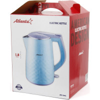 Электрический двухстенный чайник Atlanta ATH-2441 blue
