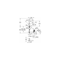 Смеситель для раковины GROHE BauClassic со сливным гарнитуром, высокий 23095000