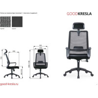 Кресло Хорошие кресла VIKING-91 AS-A817 / black