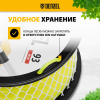 Леска FLEX CORD звезда 4 мм, 93 м, на DIN катушке для триммера Denzel 96289