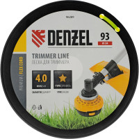 Леска FLEX CORD звезда 4 мм, 93 м, на DIN катушке для триммера Denzel 96289