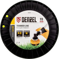 Леска FLEX CORD звезда 4 мм, 93 м, на DIN катушке для триммера Denzel 96289
