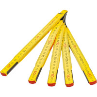 Складной метр BEOROL 2 м х 16 мм деревянный 245880