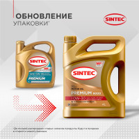 Синтетическое моторное масло Sintec PREMIUM 9000 SAE 0W-30, API SP/CF, ACEA A3/B4, 4 л 600123