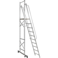 Передвижная складная с платформой лестница-стремянка Новая Высота NV 1540, 1x10 ступеней 1540110