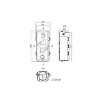 Пенал для огнетушителя FIREBOX 6 FB68KG1 (по 1 шт. в коробке) 53258
