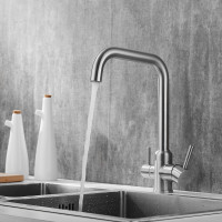 Смеситель для кухни SHEVANIK с подключением к фильтру питьевой воды, сатин S268B