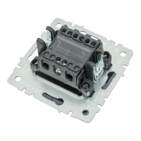 2-клавишный выключатель IEK Brite 10а вс10-2-0-брм маренго BR-V20-0-10-K35