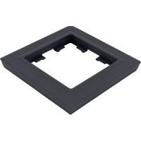 1-местная рамка IEK Brite ip44 ру-1-брг-44 графит BR-M12-44-K53