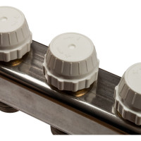 Коллектор из нержавеющей стали с расходомерами, с клапаном вып. воздуха и сливом 5 вых. STOUT SMS-0927-000005