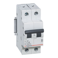 Авт.выключатель RX3 Legrand 4,5кА 20А 2П C 419698