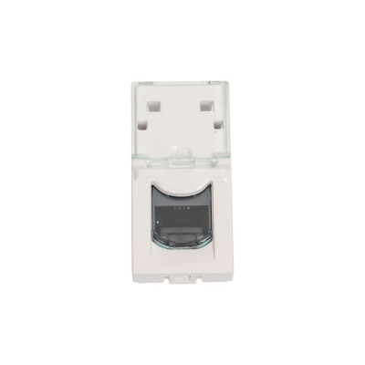 Розетка Legrand RJ 45 Программа Mosaic категория 6 UTP 1 модуль белый 076561