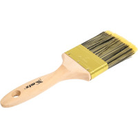 Плоская кисть Golden 3", искусственная щетина, деревянная ручка MTX 83226