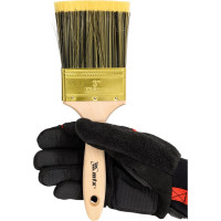 Плоская кисть Golden 3", искусственная щетина, деревянная ручка MTX 83226