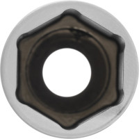 Набор удлиненных торцевых головок 1/4", 6-ти гр CrV, 4-13 мм, 10 шт. STELS 13605