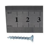 Саморез для оконного профиля крепежная техника белый Philips, 4х25, 1000 шт. 430850 БК