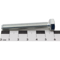 Болт с ш\г Качественный КРЕПЕЖ полная резьба DIN 933 558 8x55 35 шт 0300807 КЧ