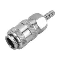 Быстроразъем пневматический Эврика с клапаном елочка 6мм ER-SE1-2SH 935722