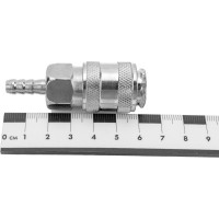 Быстроразъем пневматический Эврика с клапаном елочка 6мм ER-SE1-2SH 935722