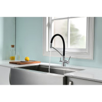 Смеситель для кухни Paulmark SIEGEN, хром/белый Si213111-CR