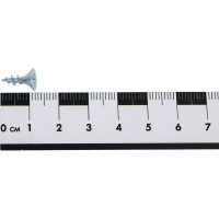 Потайной универсальный шуруп Метизный двор 4,0x12, оцинкованный, 1000 шт. 4690441021885