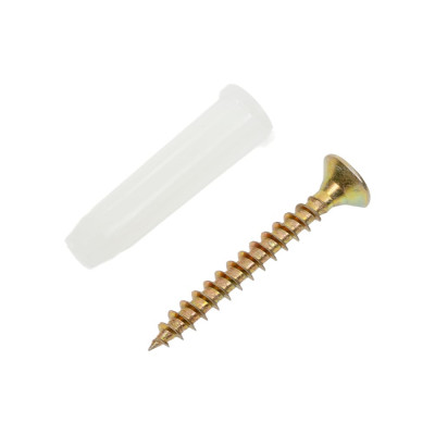 Набор белый дюбель VIPкрепеж 40 шт. 31562 VIP