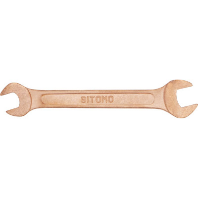 Двусторонний рожковый гаечный ключ SITOMO 16x17 омедненный 1087662