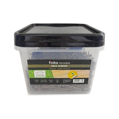 Саморезы для монтажа террас и фасадов Camo Deck Wood Screws 55x4,5 mm, C4, T20 1750 шт., с антикоррозийным покрытием, арт. 551750C4