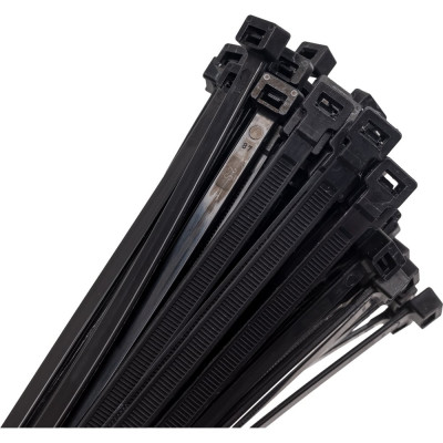 Стандартные кабельные стяжки SapiSelco 360x7,5 мм, черные, уп. 100 шт. SEL.3.434R