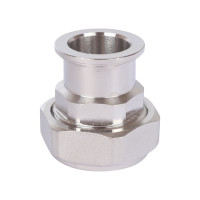 Разъемное соединение STOUT никелированное 1 SDG-0019-010025 RG008Q1N4PA3V0