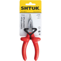 Тонкогубцы SHTOK изогнутые, 160 мм 08215