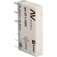 Промежуточное реле EKF slim, 23/1, 6A, 24В, DC, 10 шт rps-23-1-24DC