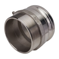 Камлок тип F (ниппель; наружная резьба BSP; 100 мм-4"; нержавеющая сталь) TITAN LOCK TL400FSS