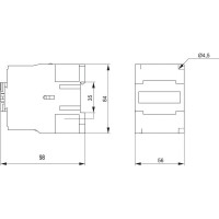 Контактор IEK КМИе-23210 32А 400В/АС3 1НО KKME21-032-400-10