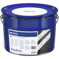 Быстросохнущая краска для дорожной разметки Selkor Roadline белая, 10 кг 15899