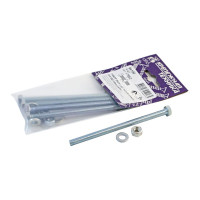 Болт с ш/г крепежная техника набор, полная резьба, din 933, 6x100, 4 шт. 17852