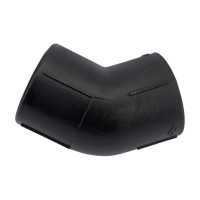 Угол Blue Ocean полипропиленовый 20x45 градусов UV-pro с защитой от ультрафиолета черный PPRF/45E-UV(Bk)-20