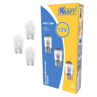 Лампа накаливания KRAFT W21/5W 12v21/5w W3x16q упаковка 10 шт. KT 700030