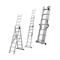 Универсальная трехсекционная лестница WORKY 3x5, высота 1.46/1.84/2.71 м ARD255960