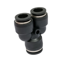 Фитинг Y-образный переходник трубки ПВХ PUY12х10х10 12х10х10 мм, 10 шт Дали-Авто DA-01283