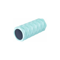 Массажный ролик Starfit FA-507 EVA/PP, средняя жесткость, 32.5x12.5 cм, мятный/серый УТ-00019053