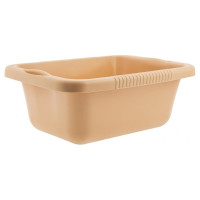 Пластмассовый прямоугольный таз PALISAD Home 25 л, бежевый 929925